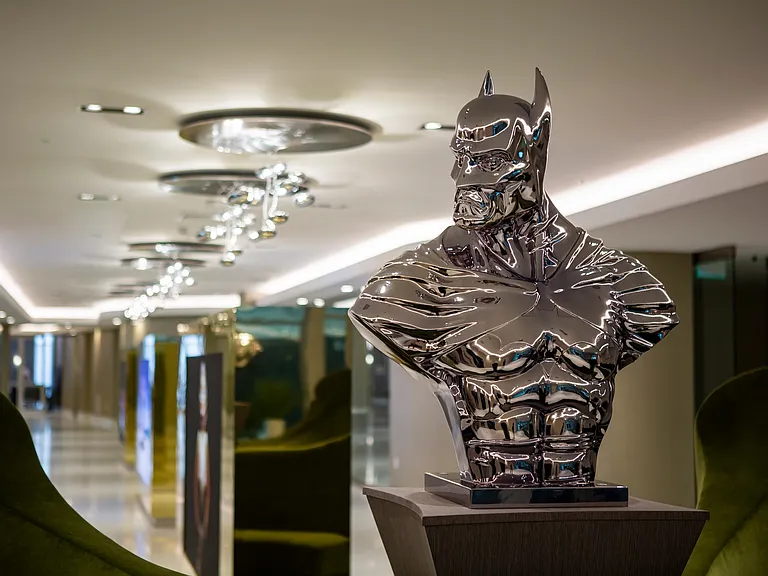 Batman Bust in Lobby
