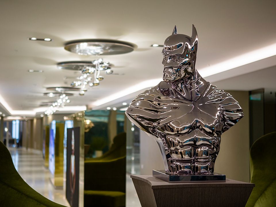 Batman Bust in Lobby