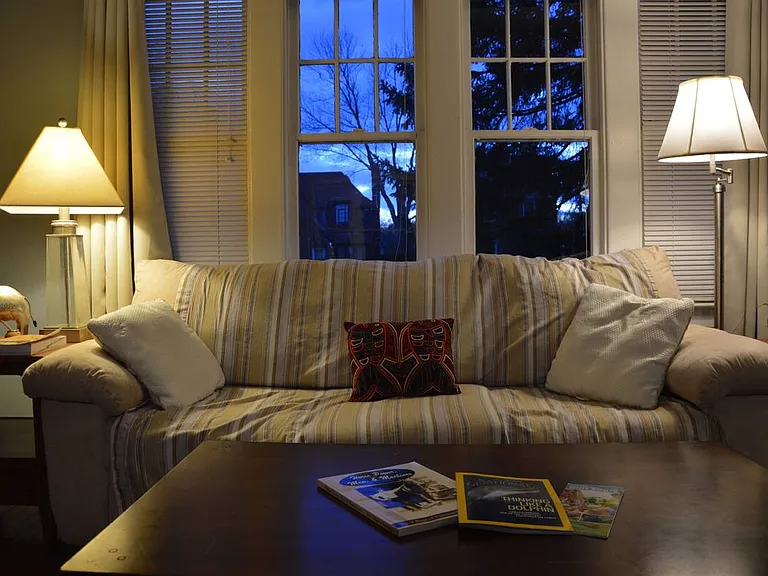 Cozy Sitting Area with Large Windows & Natural Light
