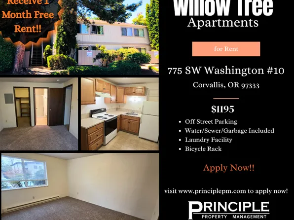 Willow Tree Apartments, 775 SW Washington Ave APT 10, Corvallis, OR 97333