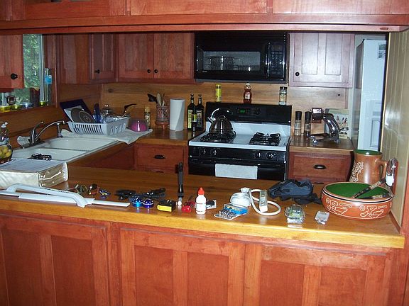 Kitchen View from Family Room