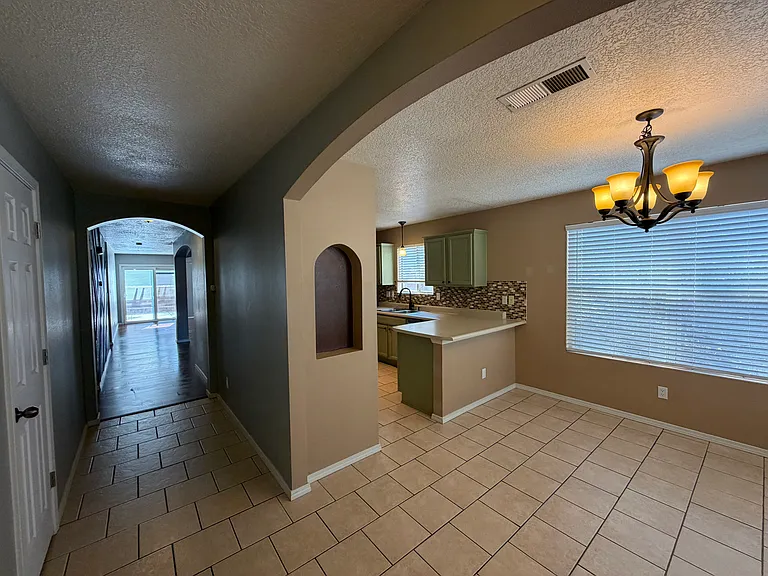 Kitchen and dining area.