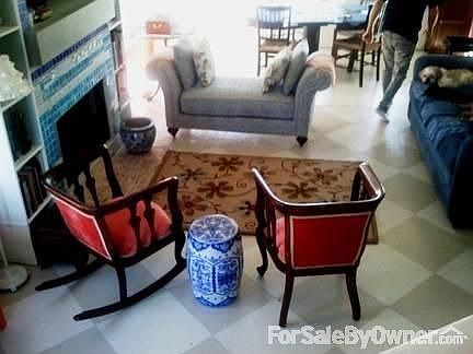 Open living/dining room