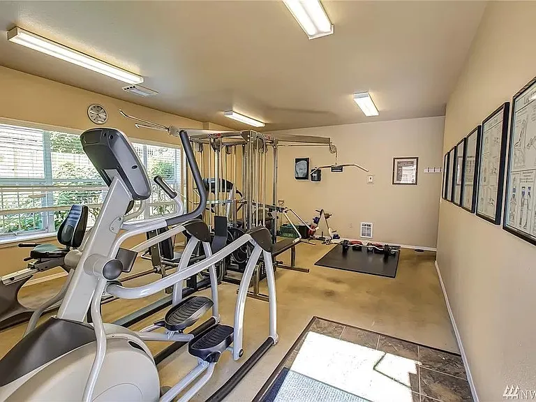 Clubhouse fitness room