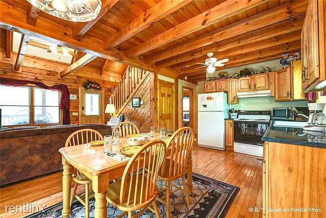 Enjoy hanging out with the group at the dining room table!