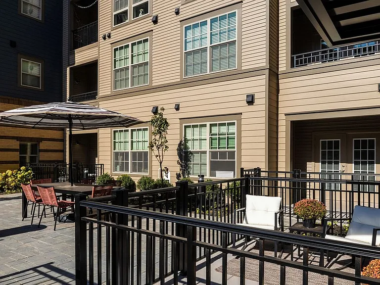 Semi-private courtyards (in select apartments)