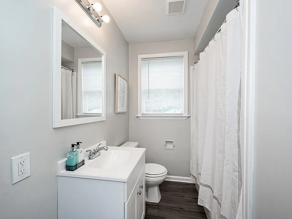 upgraded bathroom, in select units