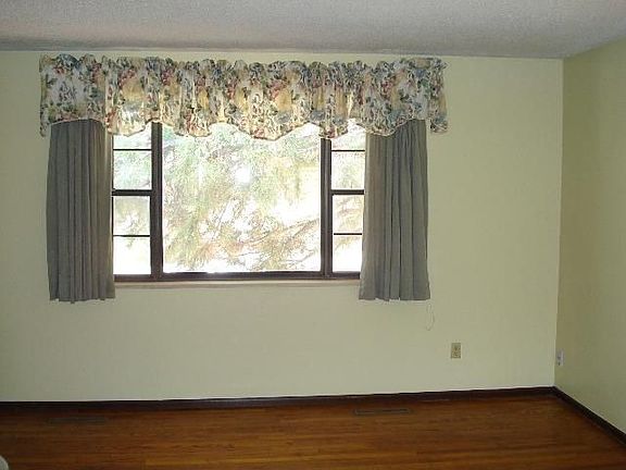 Living room with hardwood flooring