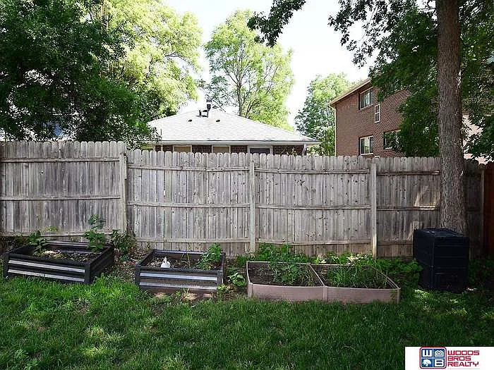 side of backyard