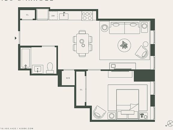 2nd image of 420 Carroll St #405