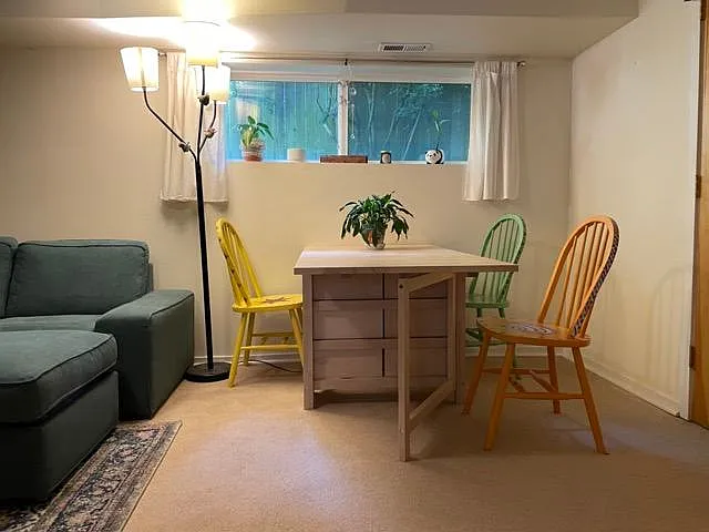 dining area off the living room