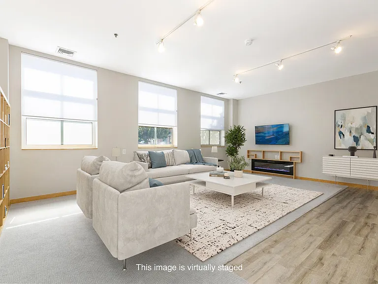 Virtually Staged Living room