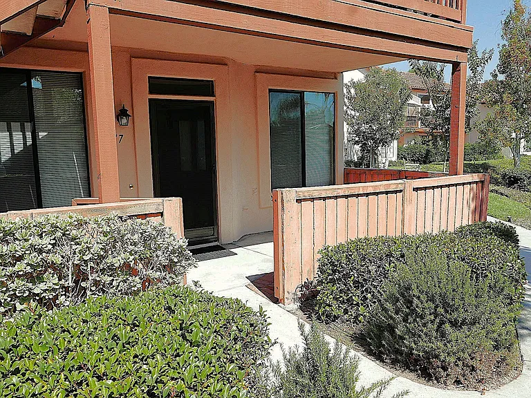 Front entrance, Patio
