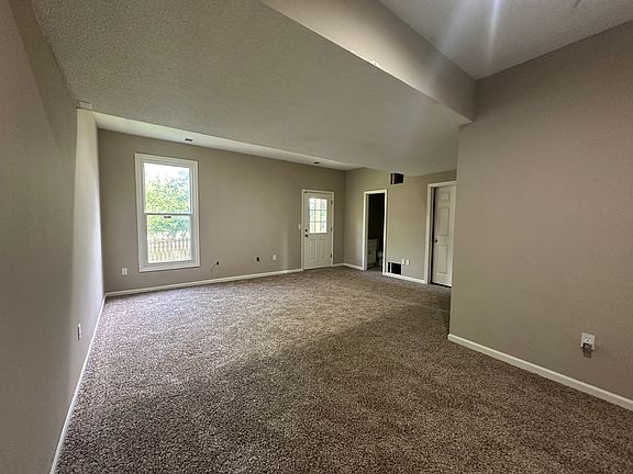 Finished basement with second family room