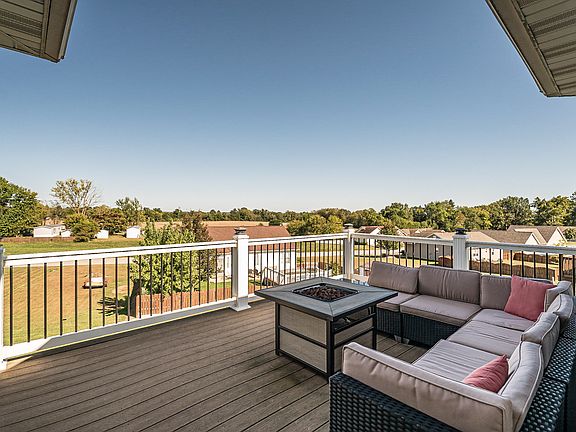 Composite deck with view