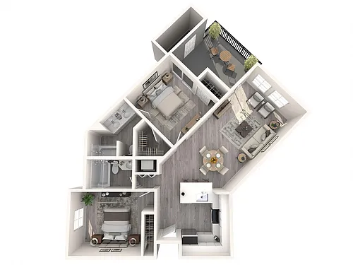 Floor plan 2X2 E