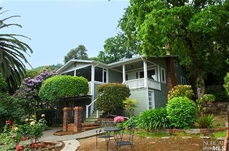 street view of house; set back on lot - quiet and private