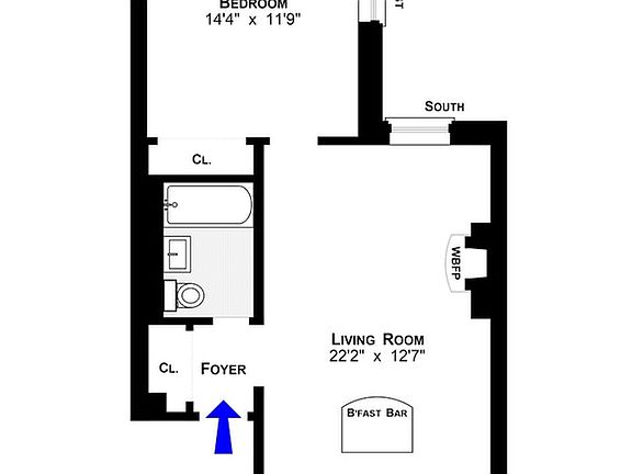 2nd image of 454 W 50th St APT 2R