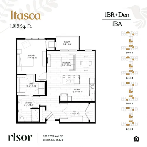 Floor plan Itasca