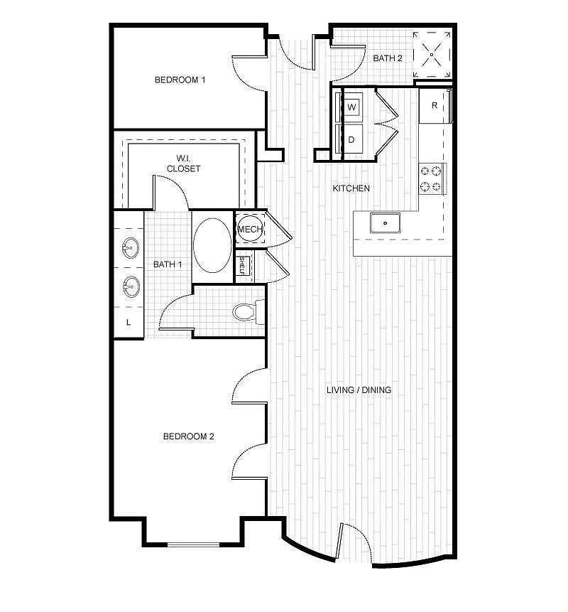Floor plan A3 (w/ Study)