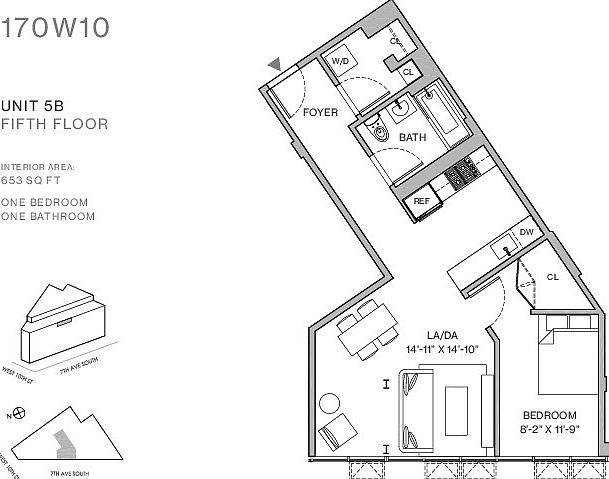 2nd image of 117 7th Ave S #5B