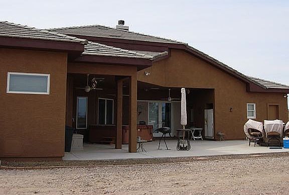 extended back patio