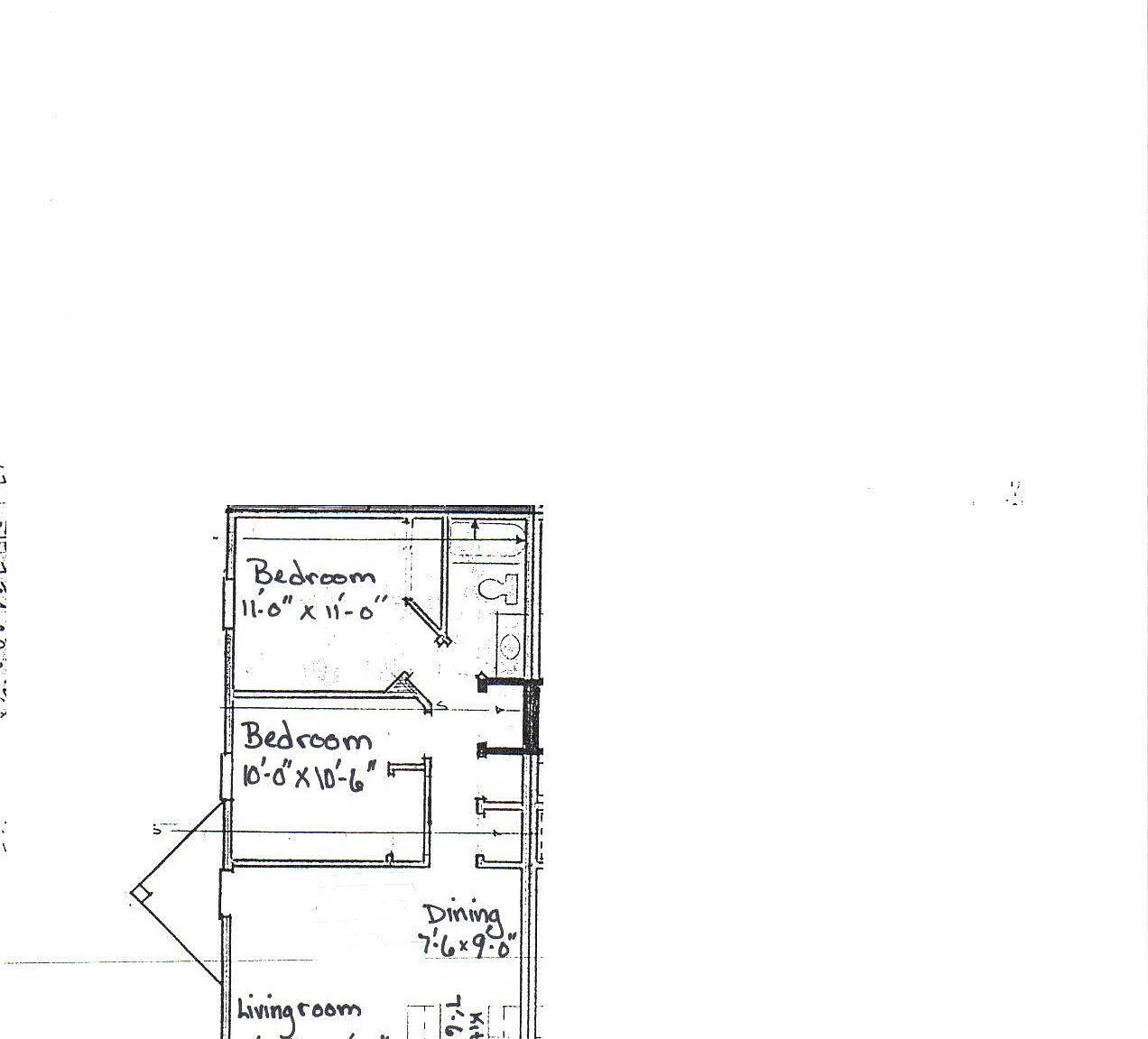 2 bed, 950 sqft, $1,100 — Photo 2