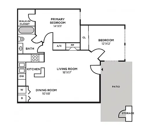 Floor plan Providence Classic Interior