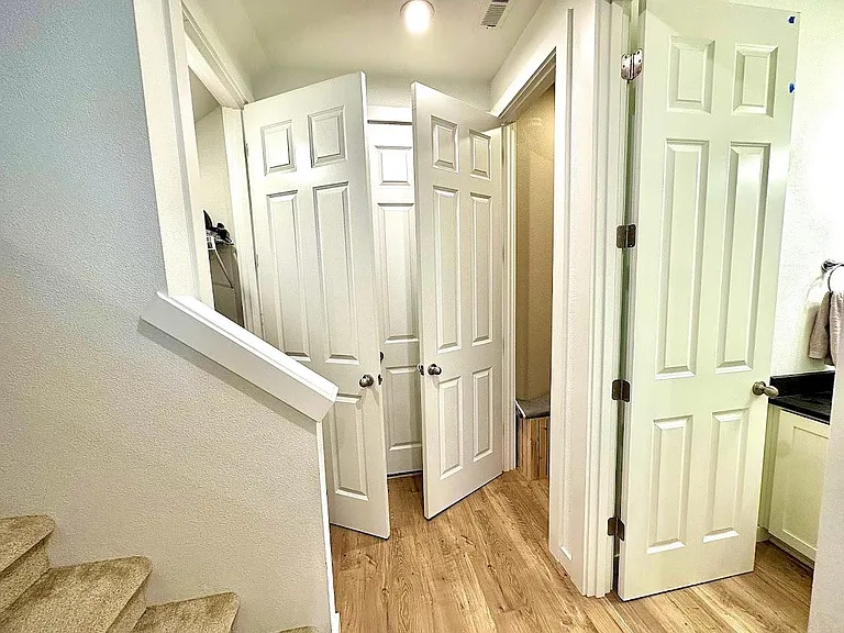First Floor - Bathroom, Storage room and Coat hanging room