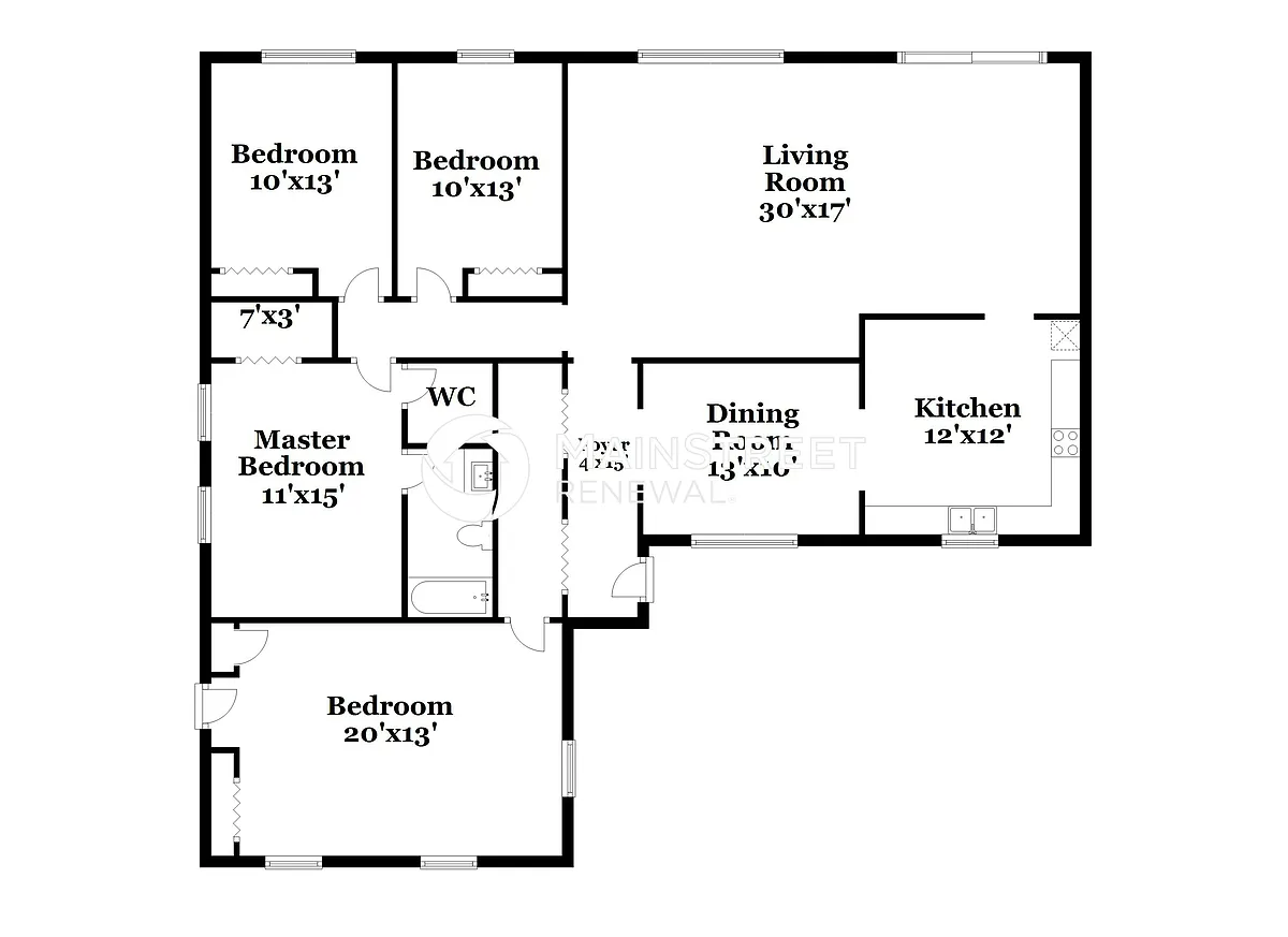Floor Plan - 1709 Stonehaven Way