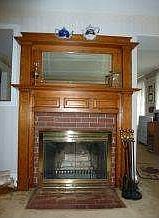 Beautiful Oak Mantel