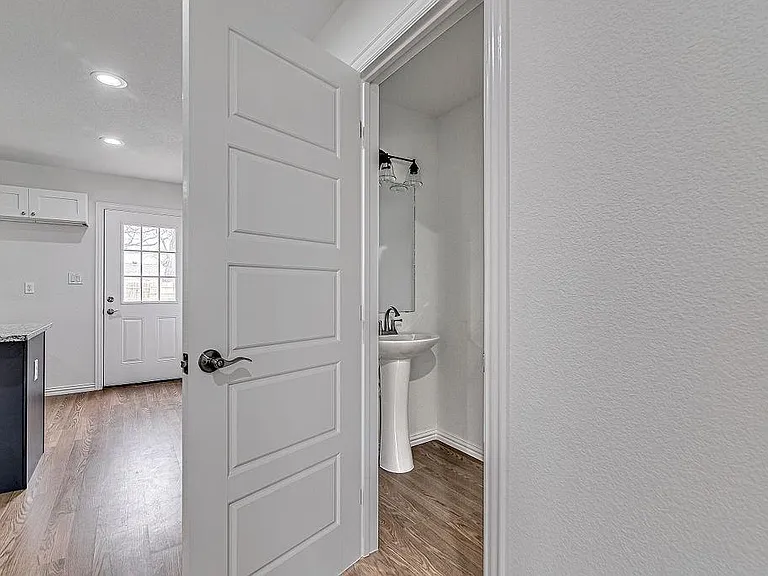 Half bathroom downstairs