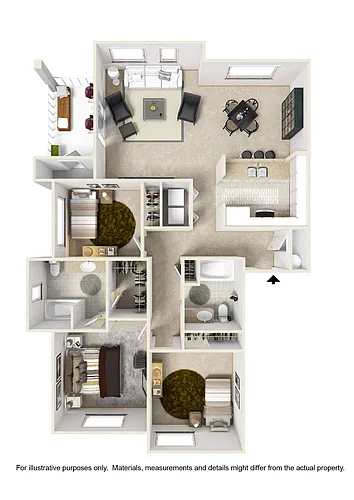 Floor plan SNOQUALMIE