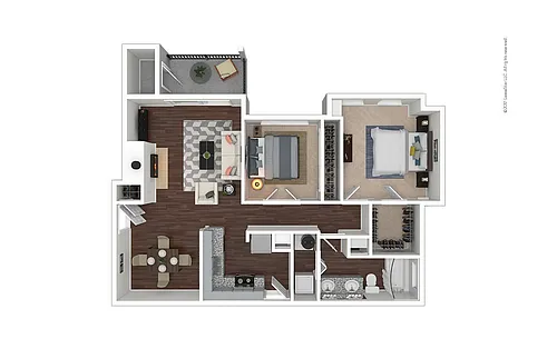 Floor plan Jollyville B1