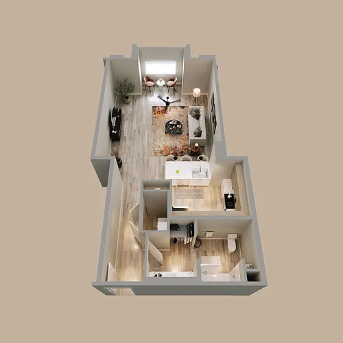 Floor plan Studio 2