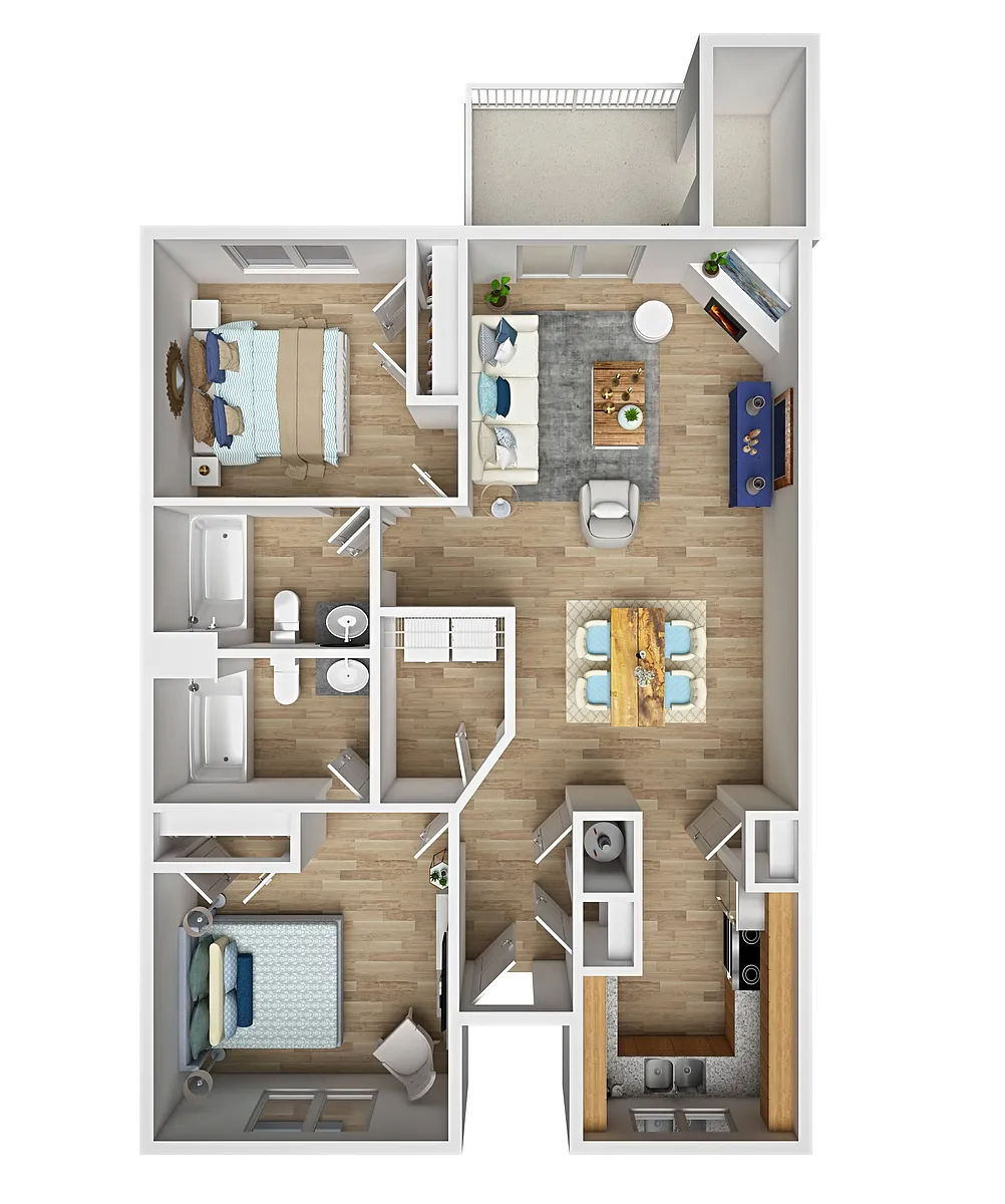 Floor plan The Leland