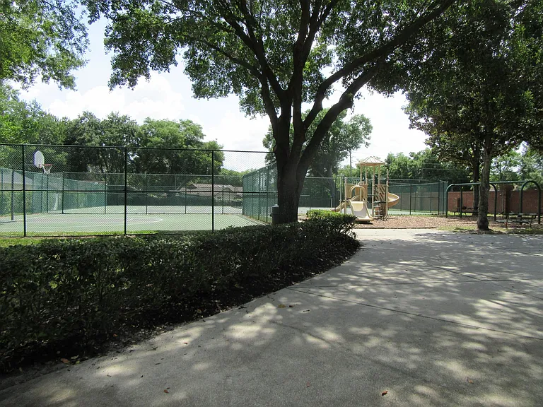 Community Tennis Courts, Basketball Courts and Playground with Picnic Tables