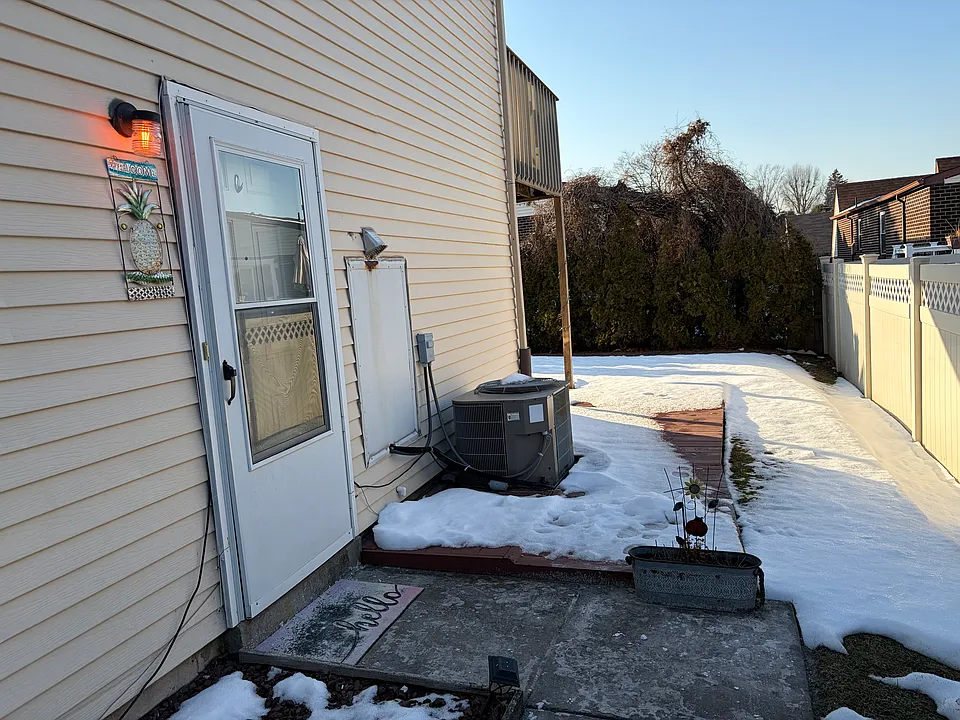 front door & side yard