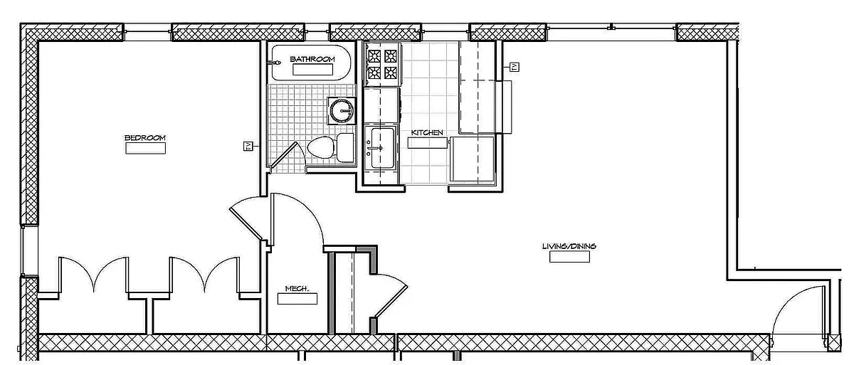 Floor plan 1 Bed