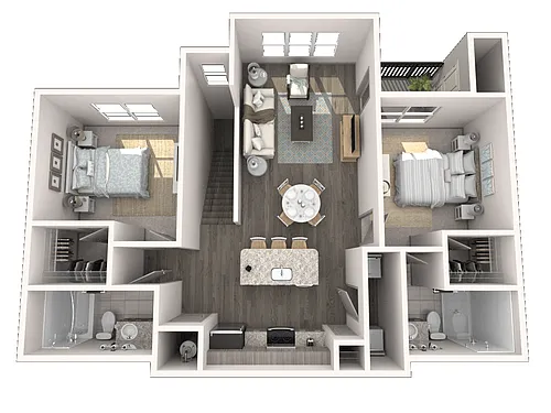 Floor plan KEY DISCAYNE