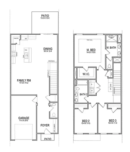 Floor plan Thurman