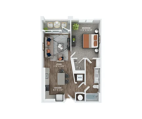 Floor plan Cottonwood A1