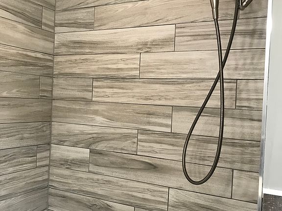 Tile shower