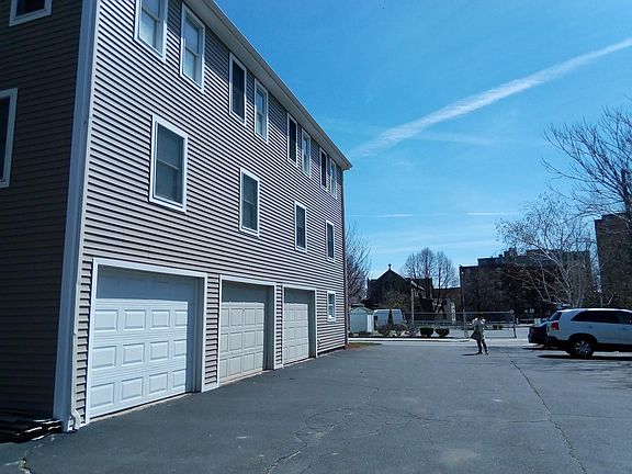 The garage is the 1st on the left.