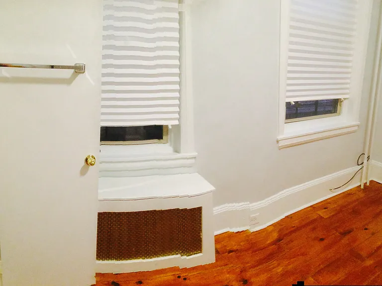 living room view, two windows into private side yard