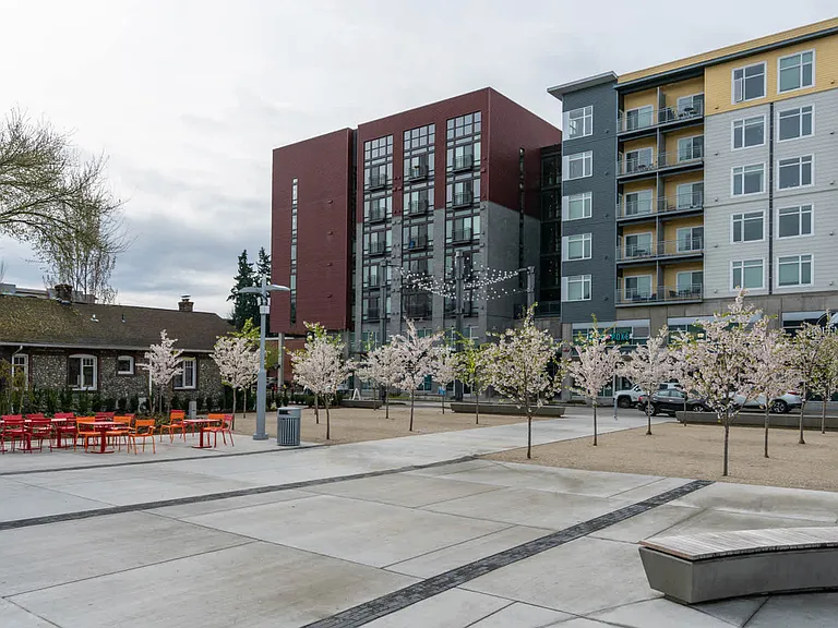 Across from Downtown Park