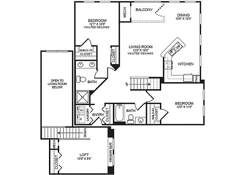 Floor plan B3L