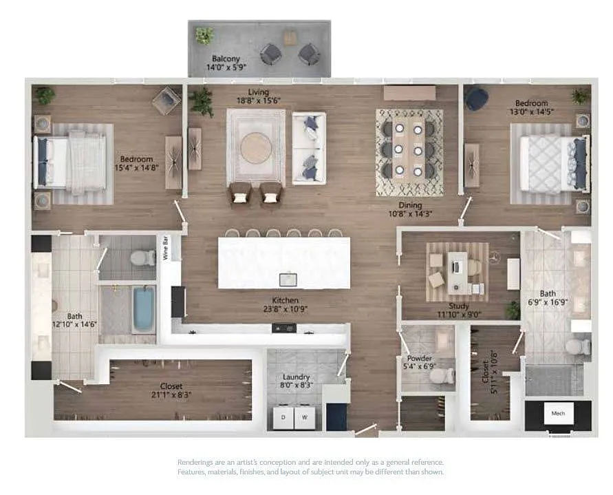 Floor plan PH1