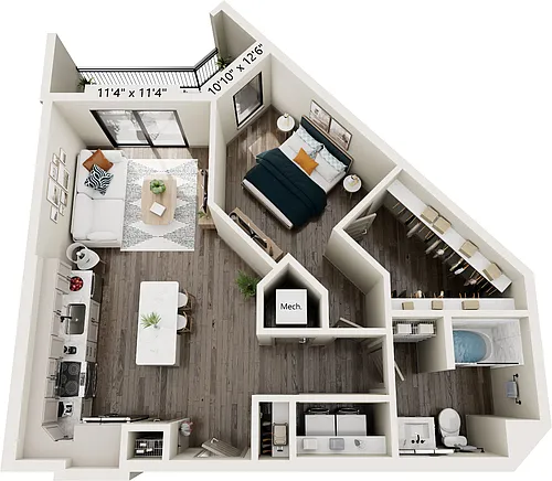 Floor plan A44