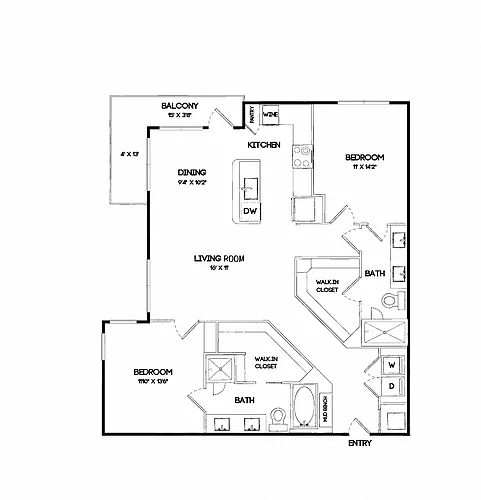 Floor plan B6
